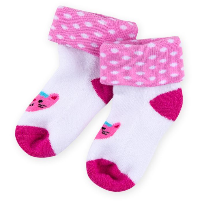 Носки детские Luvena Fortuna з малюнком рожеві Фото
