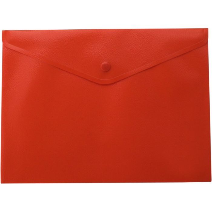 Папка - конверт Buromax А4, with a button, red Фото