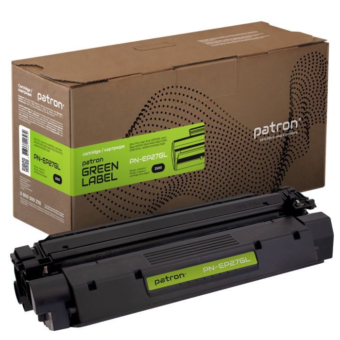 Картридж Patron CANON EP-27 GREEN Label Фото