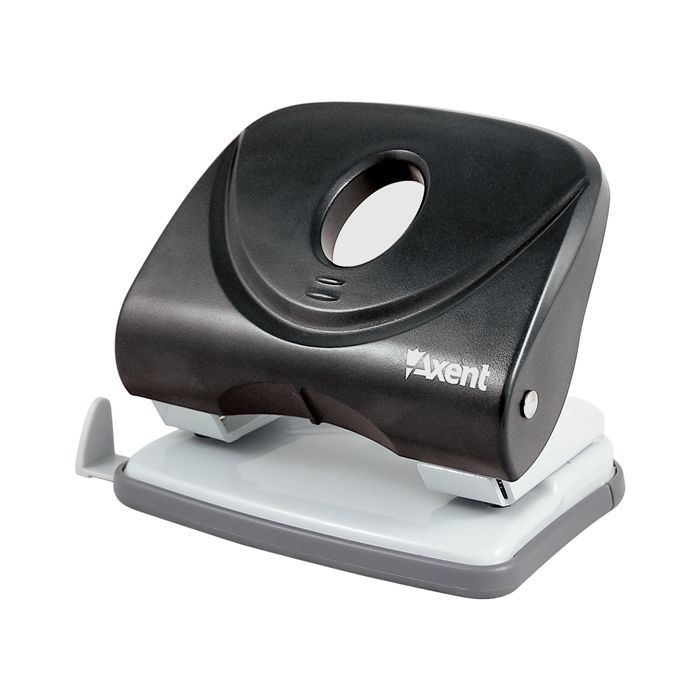 Дырокол Axent Welle-2 plastic, 30sheets, black Фото