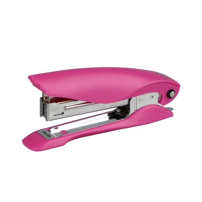 Степлер Axent Ultra plastic, №10, 12 sheets., pink Фото