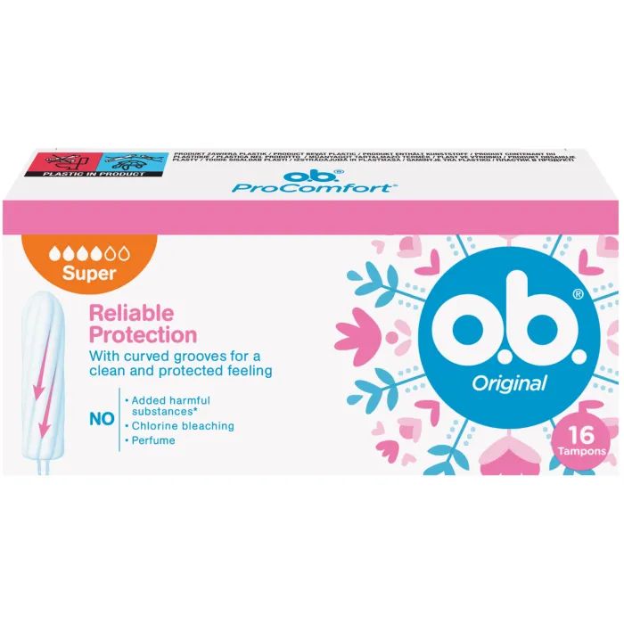 Тампоны o.b. Original Super 16 шт. Фото