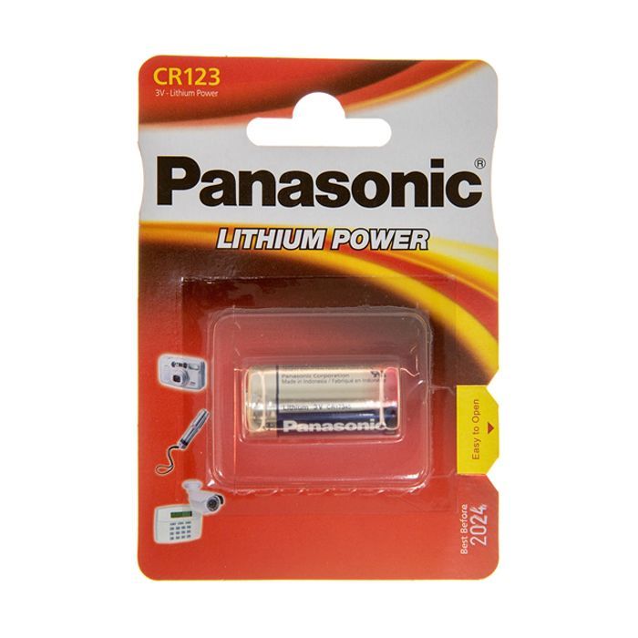 Батарейка Panasonic CR 123 * 1 LITHIUM Фото