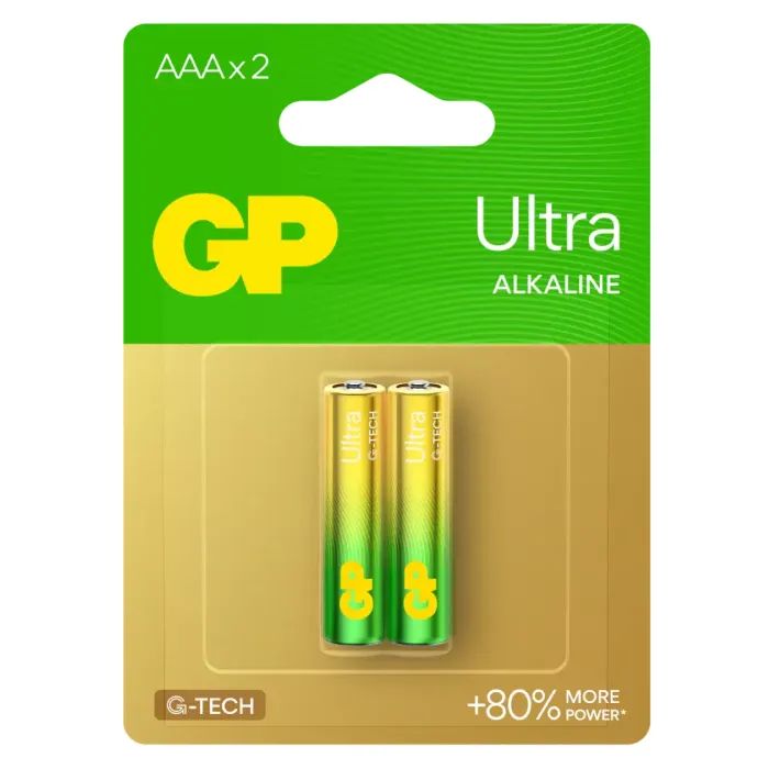 Батарейка Gp AAA LR03 ULTRA Alcaline * 2 Фото
