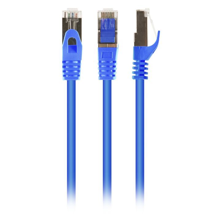 Патч-корд Cablexpert 0.25м S/FTP Cat 6A CU LSZH blue Фото