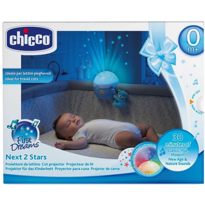 Ночник Chicco Next2 Stars Голубой Фото 1