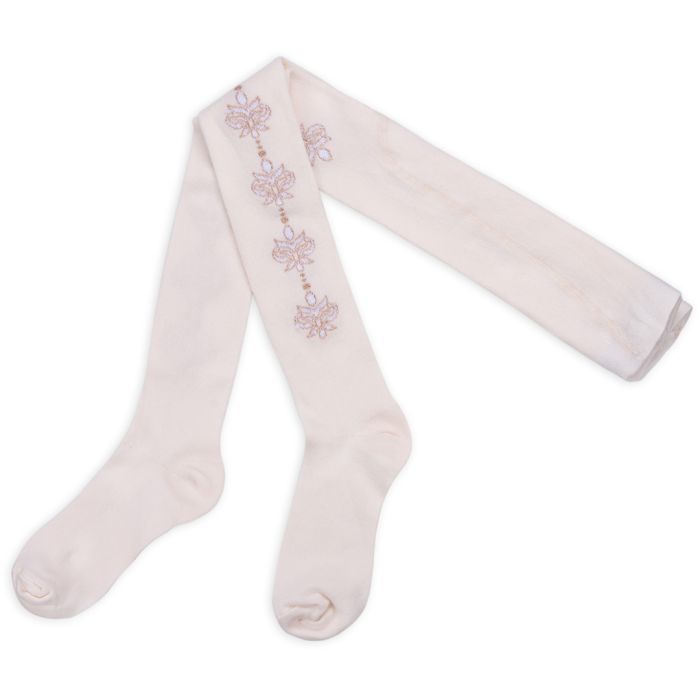 Колготки детские UCS Socks з рожевими квіточками з боків Фото