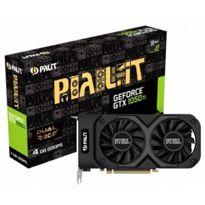 Видеокарта Palit GeForce GTX1050 Ti 4096Mb DUAL OC Фото