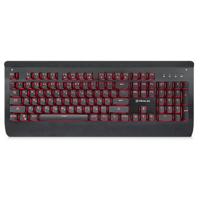 Клавиатура REAL-EL M15 Backlit, black Фото