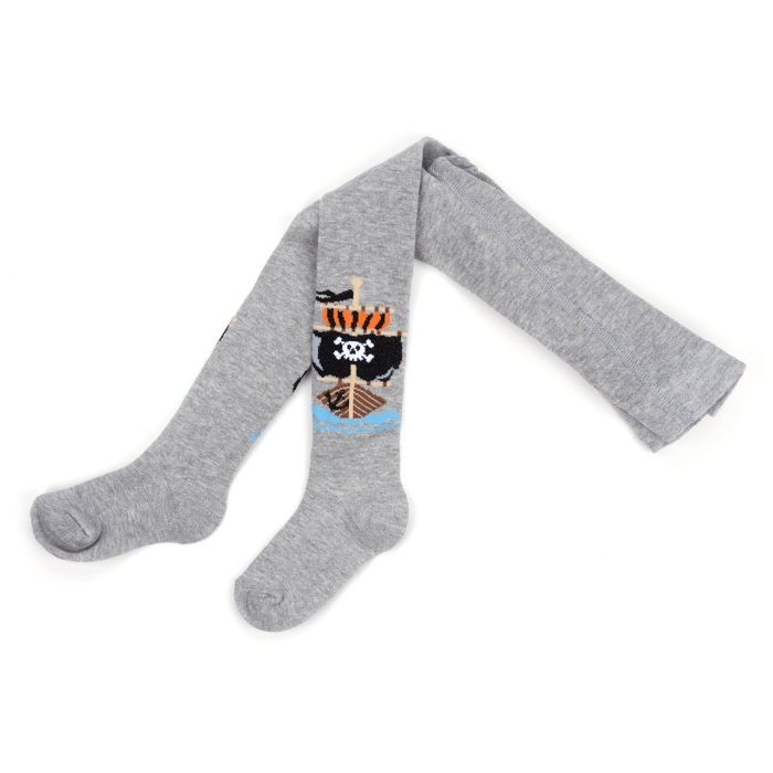 Колготки детские BNM с пиратским кораблем Фото