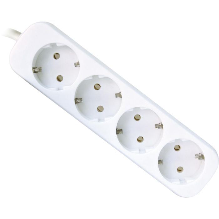 Сетевой удлинитель Defender E450 5.0 m 4 роз white Фото
