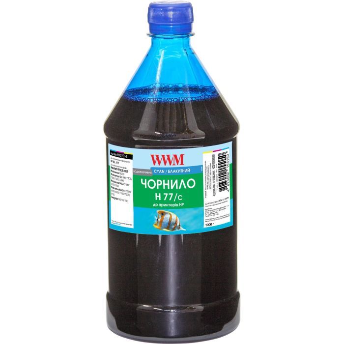 Чернила WWM HP №177/85 1000г Cyan Фото