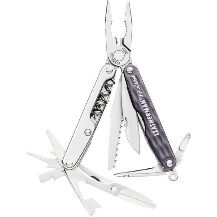 Мультитул Leatherman Juice CS4- GRANITE GRAY кожаный чехол Фото