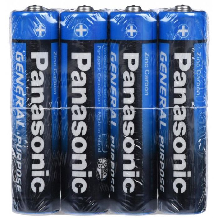 Батарейка Panasonic GENERAL PURPOSE R3 TRAY 4 ZINK-CARBON Фото