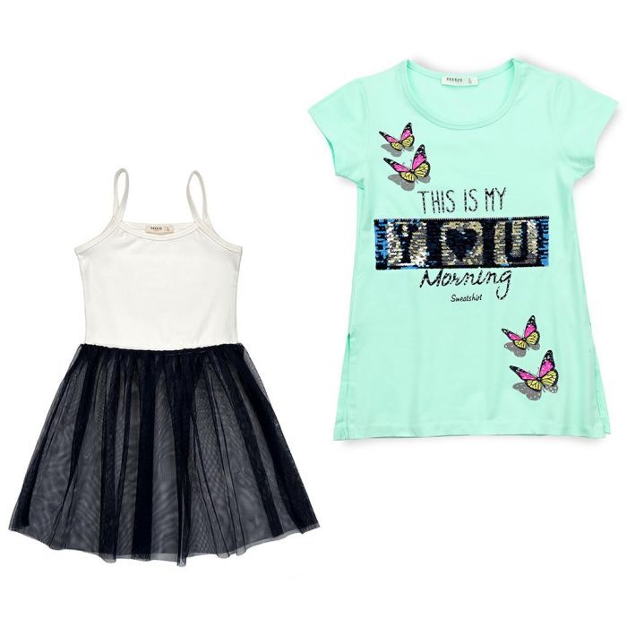 Платье детское Breeze туника с бабочками Фото