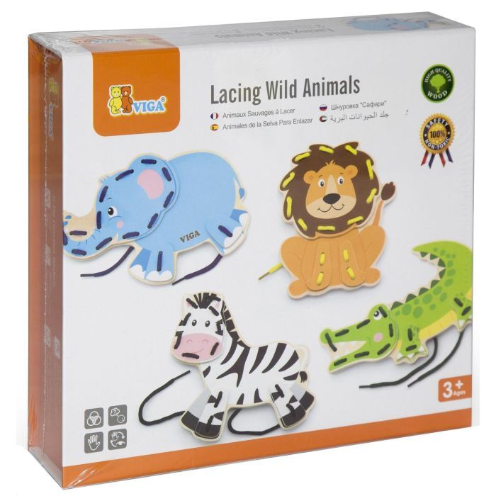 Развивающая игрушка Viga Toys Дикие животные Фото