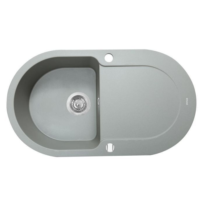 Мойка кухонная Perfelli IZETTA OGI 1141-78 GREY METALLIC Фото