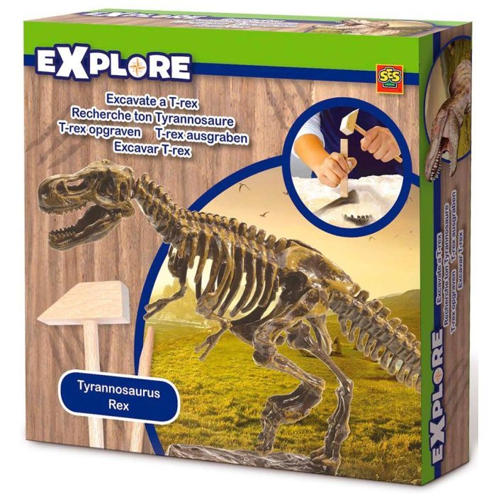 Набор для экспериментов Ses Исследователь Раскопки скелета Тираннозавра Фото