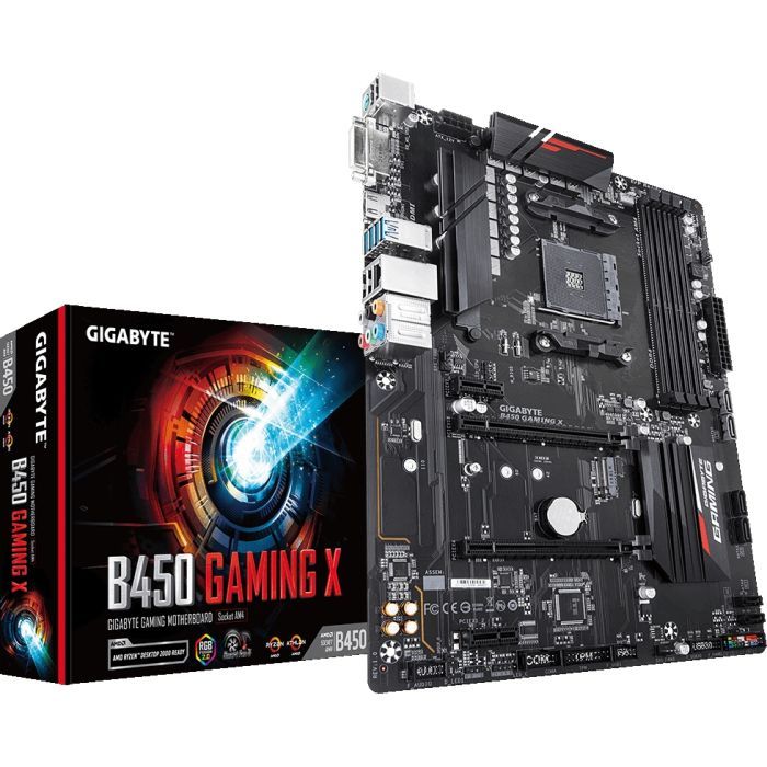 Материнская плата GIGABYTE B450 GAMING X Фото