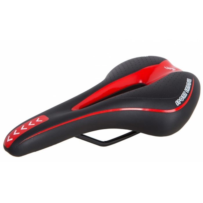 Седло Velotrade MTB " 270*140 черно-красный YF-1018 Фото