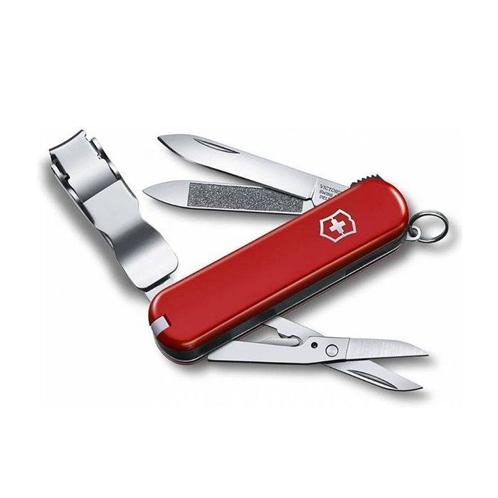 Нож Victorinox NailClip 580, 65 мм, красный Фото