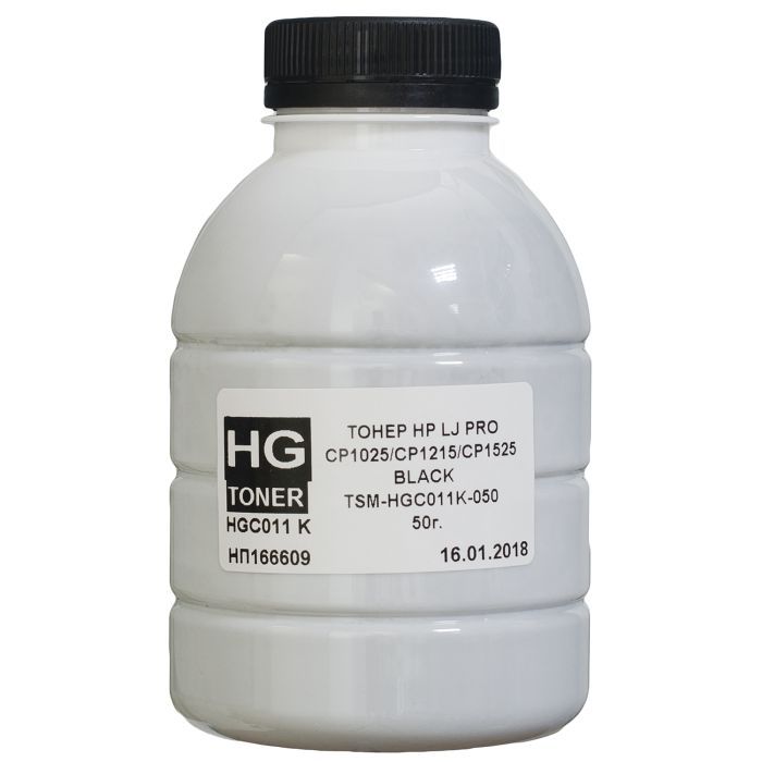 Тонер HG HP CLJ CP1025/1215/1525 50г BLACK Фото