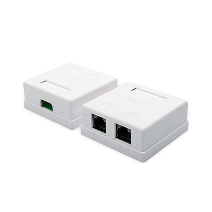 Компьютерная розетка Atcom RJ45 x2 UTP cat.6 Фото