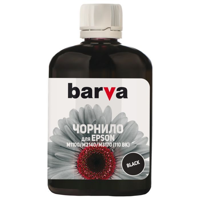 Чернила Barva EPSON M1100/M3170 (110) BLACK 100мл Pigm. Фото