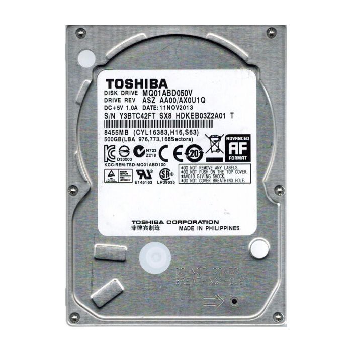 Жесткий диск для ноутбука Toshiba 2.5" 500GB Фото