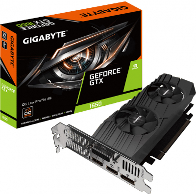 Видеокарта GIGABYTE GeForce GTX1650 4096Mb OC LP D6 Фото