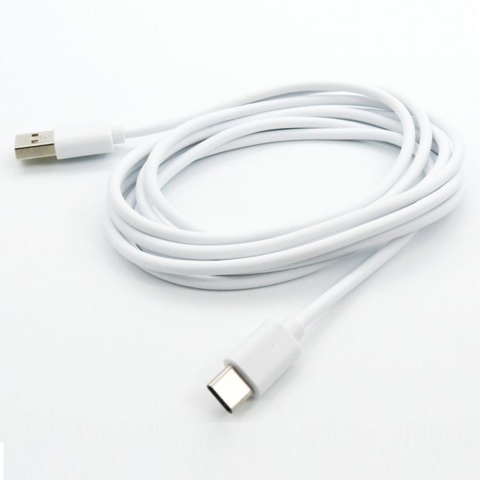 Дата кабель Dengos USB 2.0 AM to USB-C 2.0m white Фото