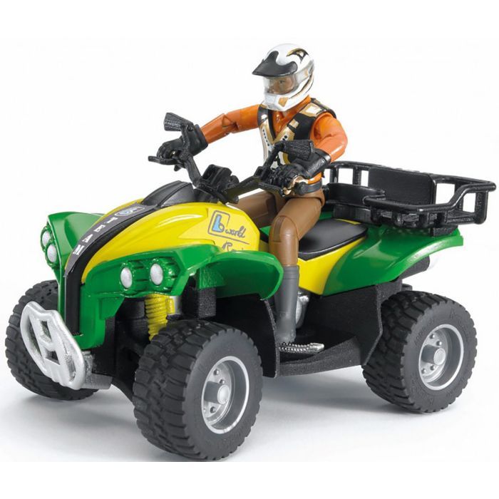 Спецтехника Bruder квадроцикл и фигурка водителя Фото