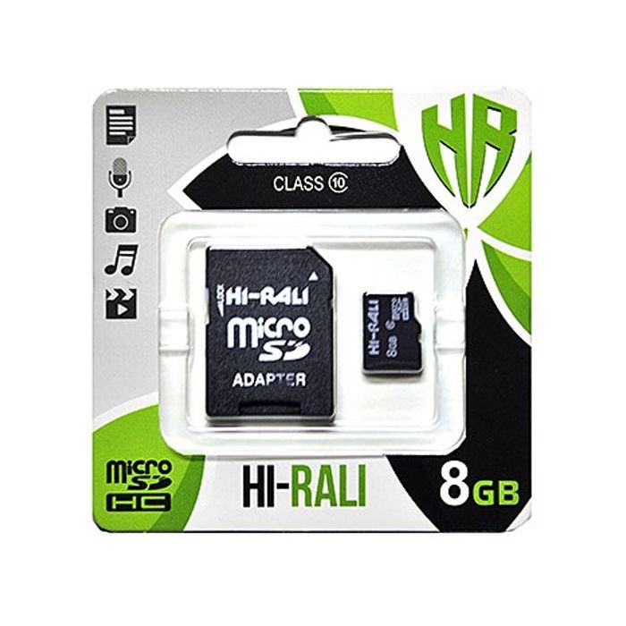 Карта памяти Hi-Rali 8GB microSDHC class 10 UHS-I Фото