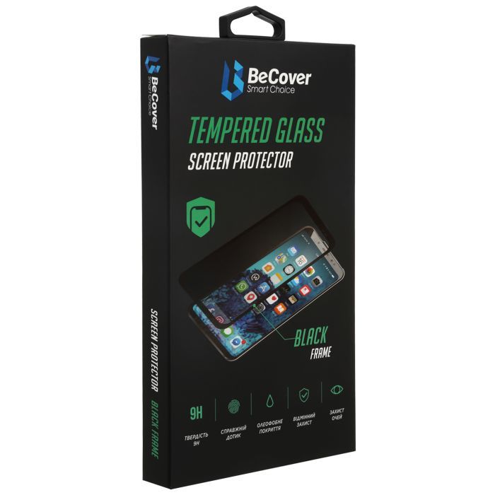 Стекло защитное BeCover Premium Oppo A73 Black Фото