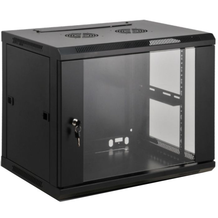 Шкаф настенный Kingda 6U 19" 600x450 RAL9004 Фото