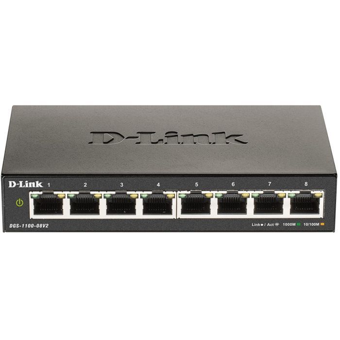 Коммутатор сетевой D-Link DGS-1100-08V2 Фото
