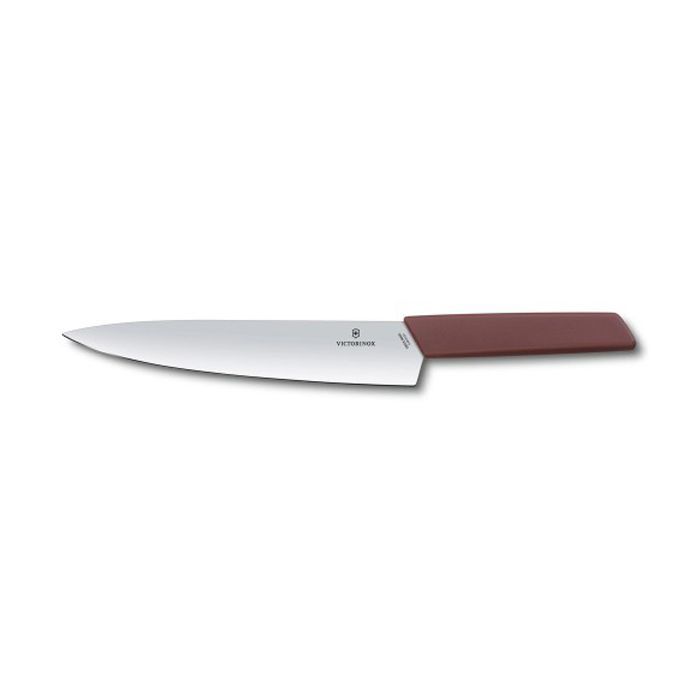 Кухонный нож Victorinox Swiss Modern 22 см Burgundy Фото