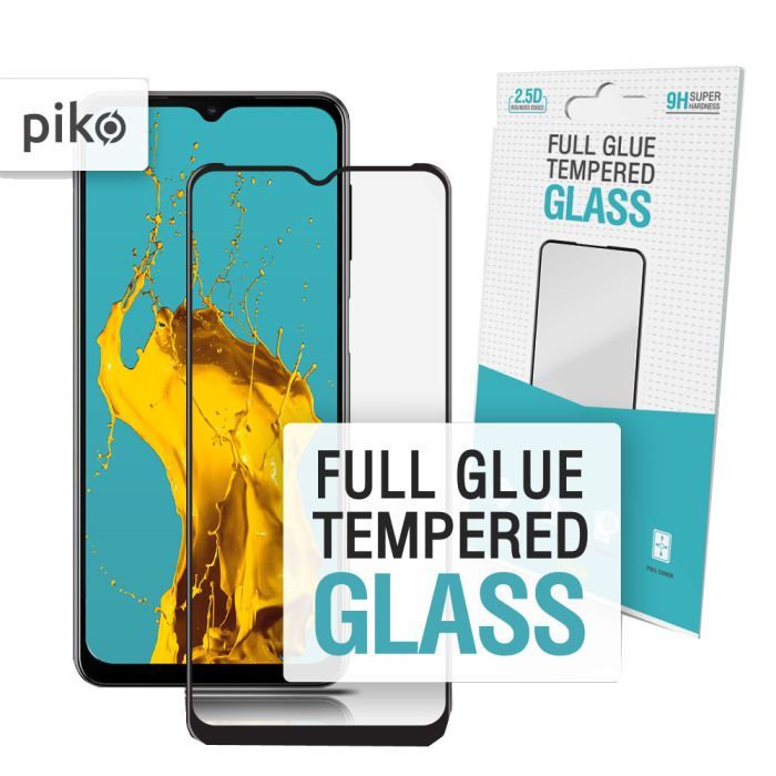 Стекло защитное Piko Full Glue Samsung M12 black Фото