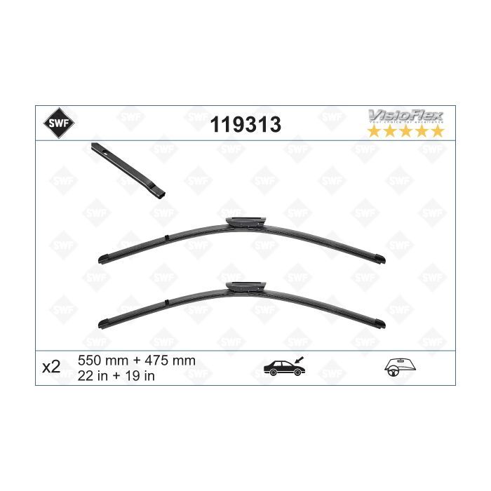 Щетка стеклоочистителя SWF 119313 Фото