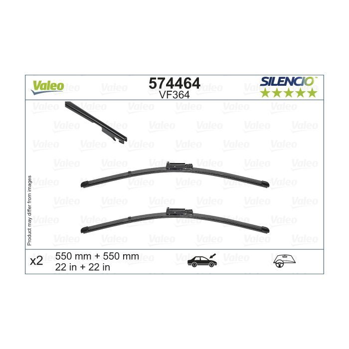 Щетка стеклоочистителя Valeo 574464 Фото