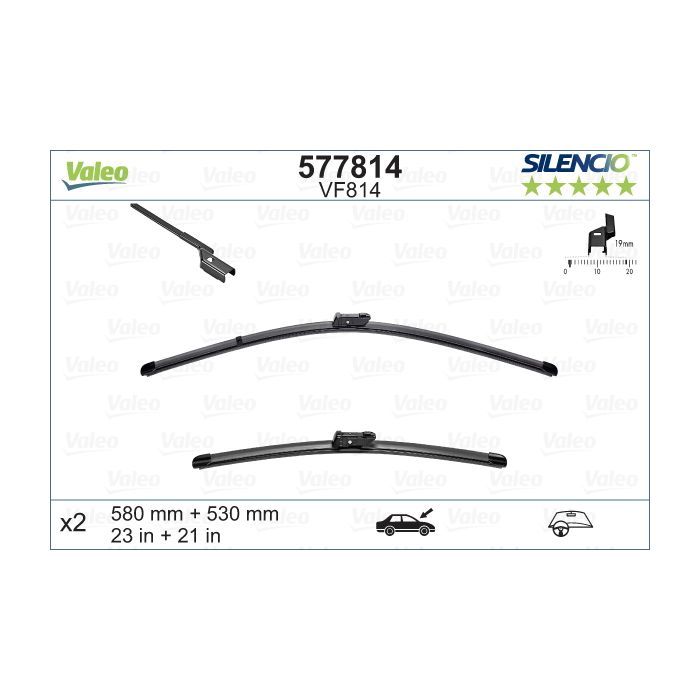 Щетка стеклоочистителя Valeo 577814 Фото