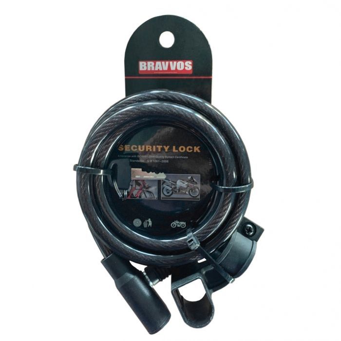 Замок велосипедный Bravvos LOC-045-055 Key Фото