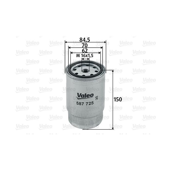 Фильтр топливный Valeo 587725 Фото