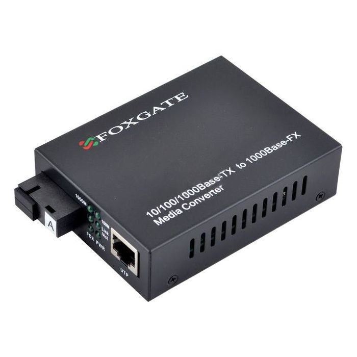Медиаконвертер FoxGate EC-Q-1G-1SM-1310nm-20 Фото