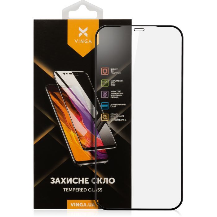 Стекло защитное Vinga Apple iPhone 12 Pro Max Фото
