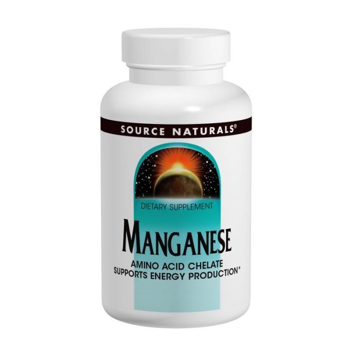 Минералы Source Naturals Марганець 10мг, 250 таблеток Фото