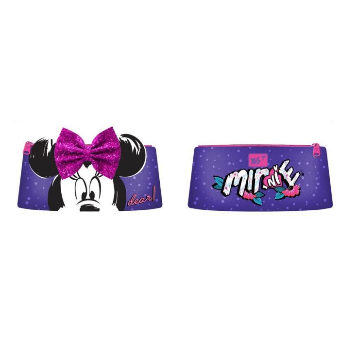 Пенал Yes TO-01 Minnie Mouse фиолетовый Фото