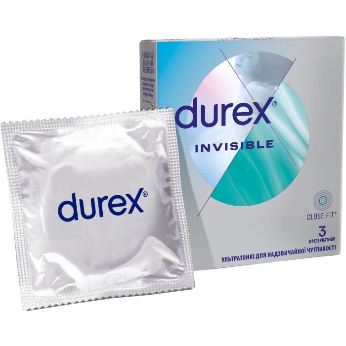 Презервативы Durex Invisible латексные с силиконовой смазкой ультрато Фото