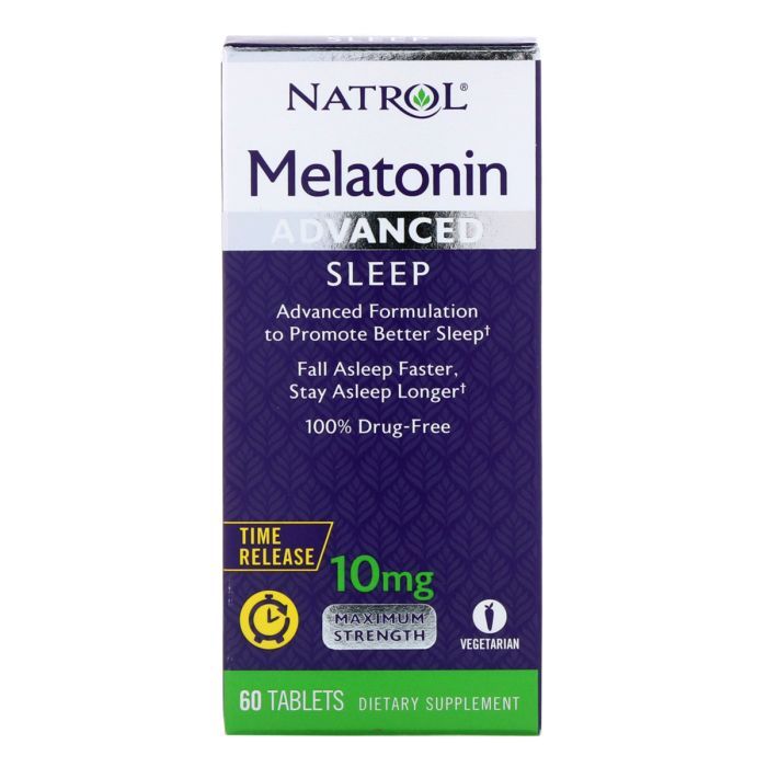 Аминокислота Natrol Мелатонін Повільного Вивільнення 10 мг, Melatonin Фото