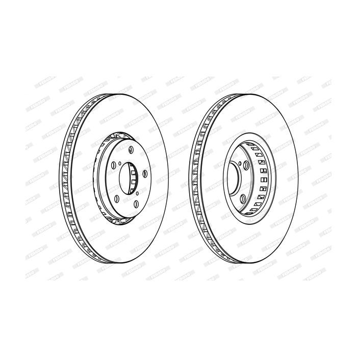 Тормозной диск FERODO DDF1957RC-1 Фото